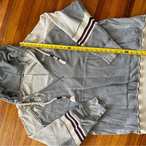 Hard to Find Free People Sequin Athletic Hoodie - Picture 2 of 6